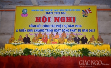 Phật giáo TP.HCM tổng kết công tác Phật sự 2016